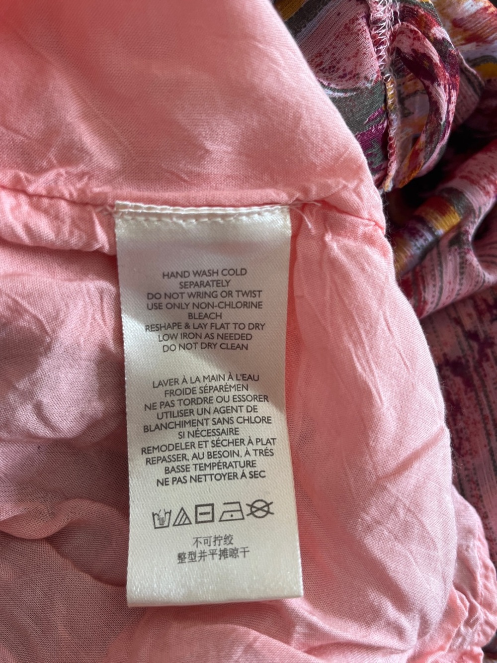 Free People Wallpaper Maxi Dress Pink with Floral Stripe Size Small - Picture 10 of 11